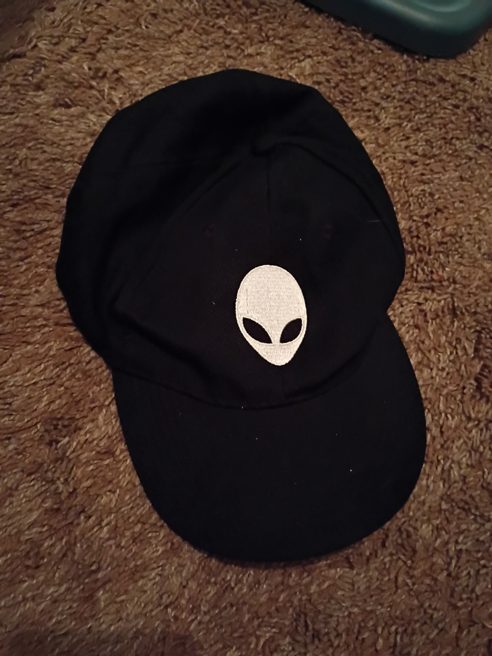 Alienware Black Cap with White Alien Logo